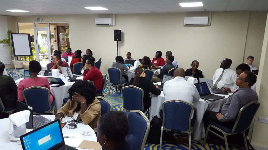 Participants of the Data Dissemination Workshop in Grenada