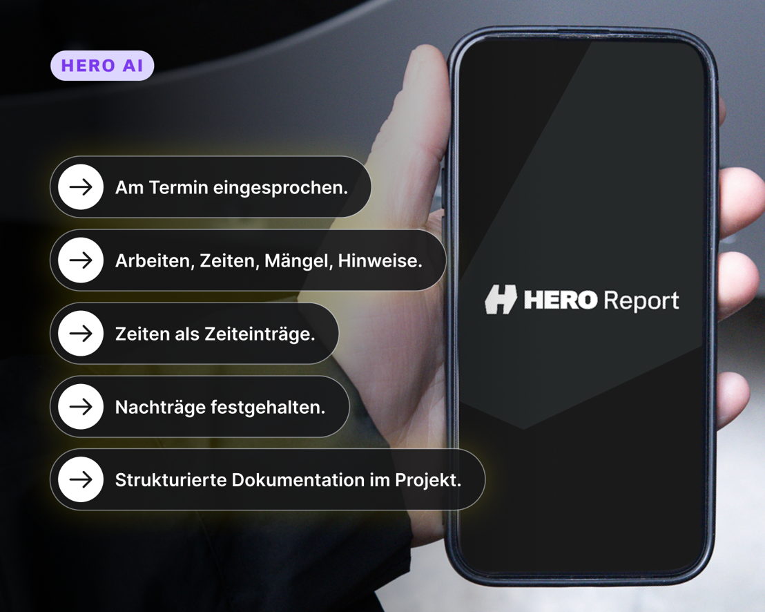 HERO Report Device Key Features