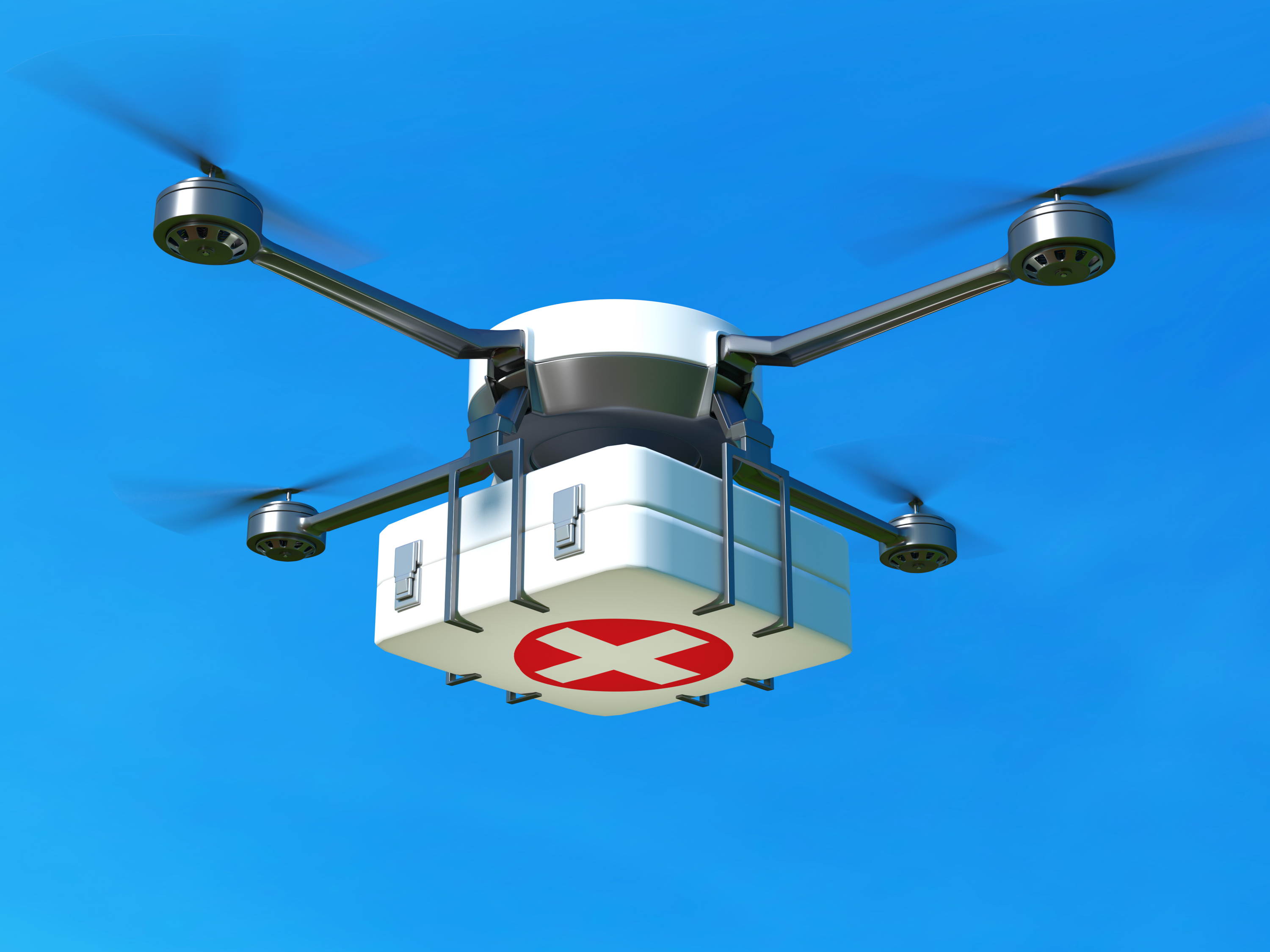 Transport met drones tussen ziekenhuizen wordt realiteit