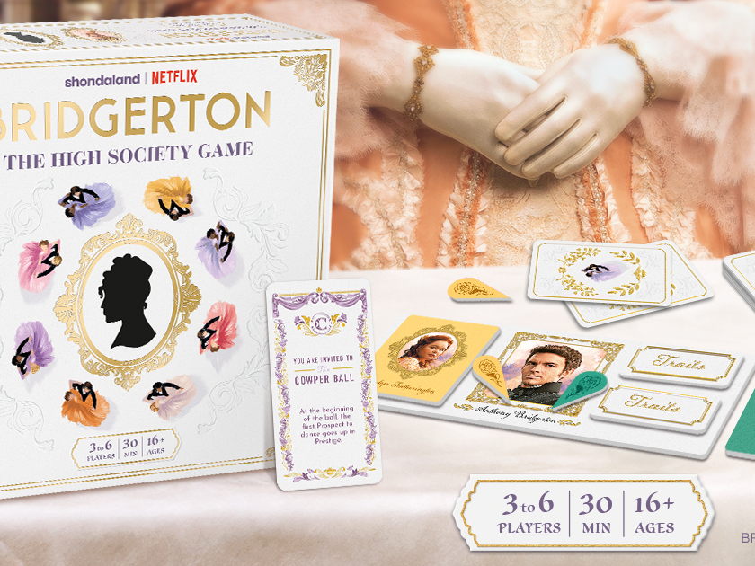 MEDIA ALERT : High tea, high society & high tension dans Bridgerton, le nouveau jeu de plateau 