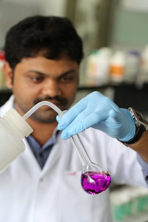 ICRISAT soil testing lab