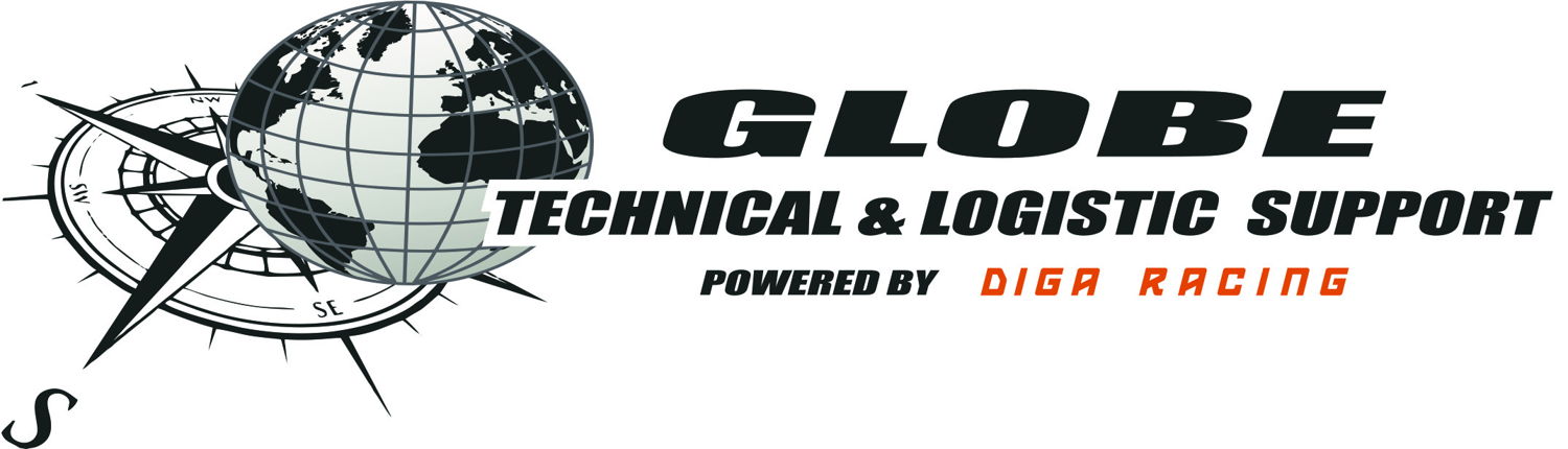 Logo Globe Powered by Diga Racing