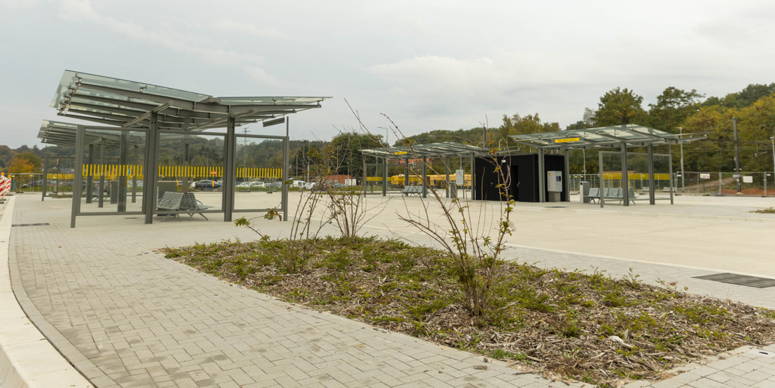 Vernieuwd busstation aan station van Diest ingehuldigd