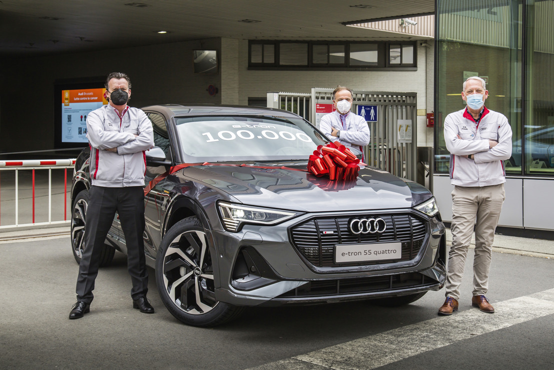 Audi Brussels bouwt 100.000e Audi e-tron