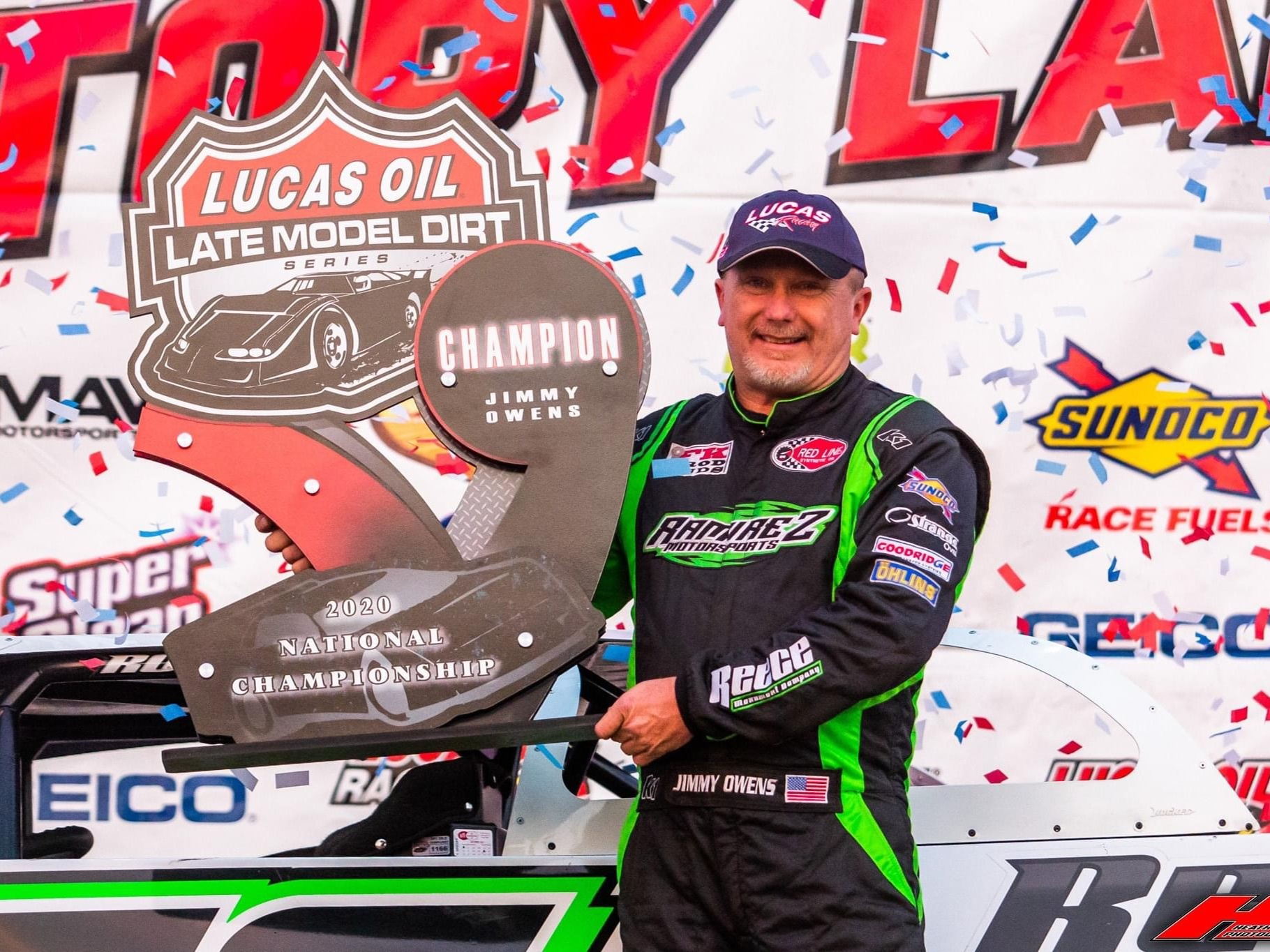 Öhlins USA congratulates Jimmy Owens and the Ramirez Racing Team for their record setting 2020 Lucas Oil Series Late Model Dirt Series World Championship.