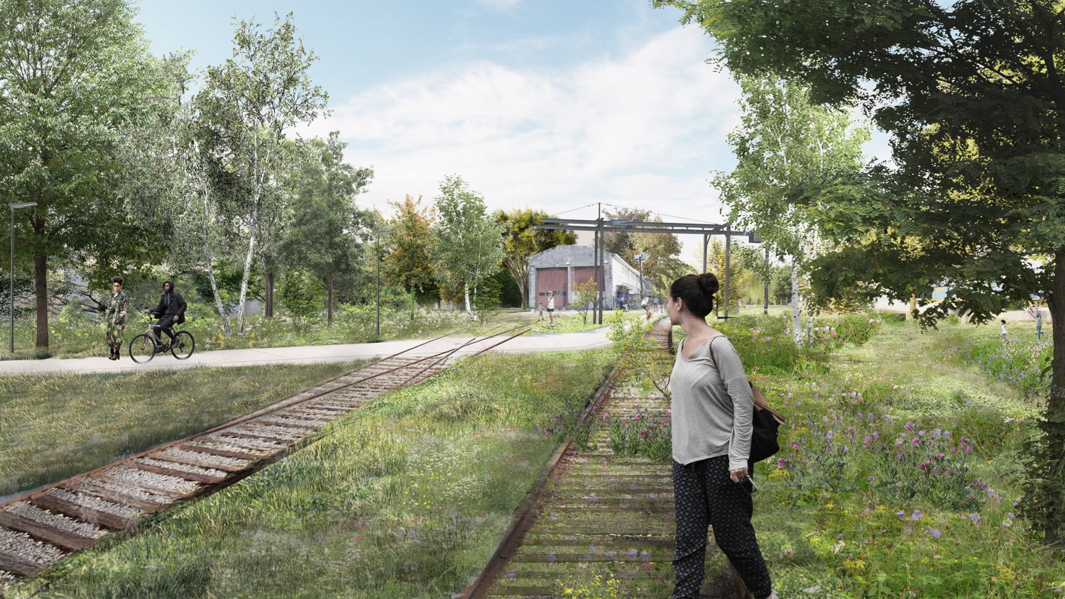 Toekomstbeeld Brosselloods© Stramien architectuur & ruimte cv