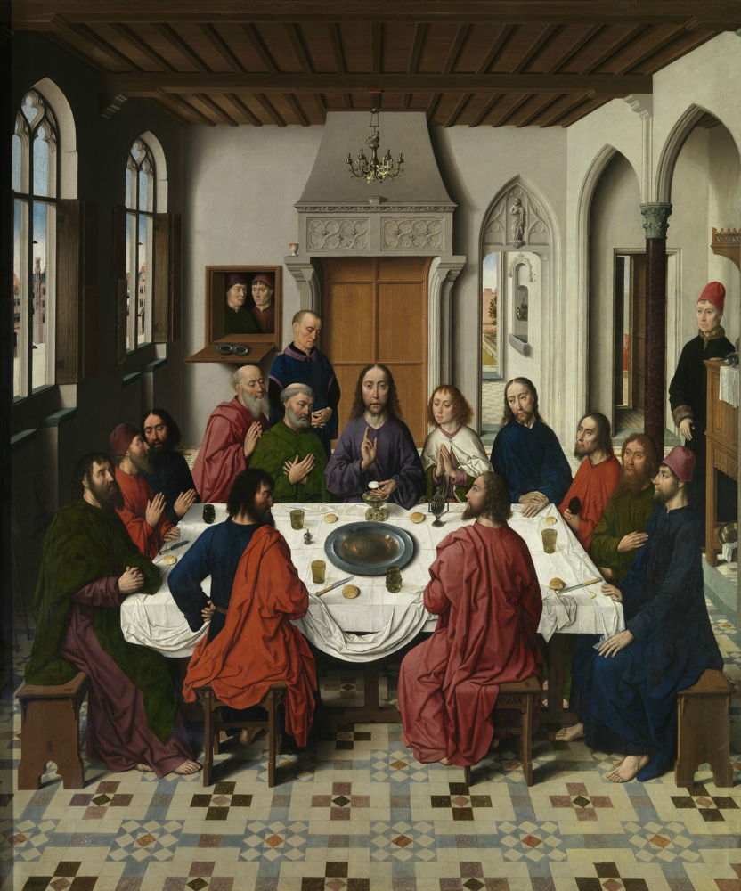 Dieric Bouts, The Last Supper, 1464-1468. (c) www.lukasweb.be - Art in Flanders, foto (c) Hugo Maertens