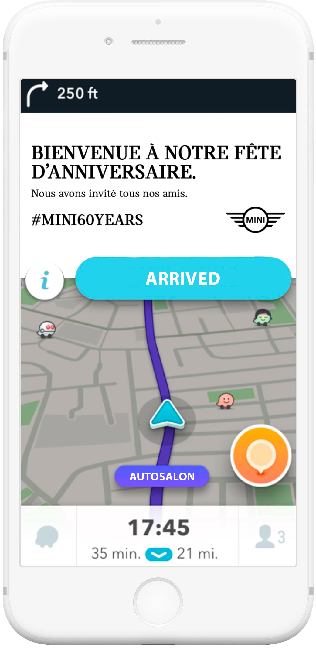 60 YEARS MINI - Waze