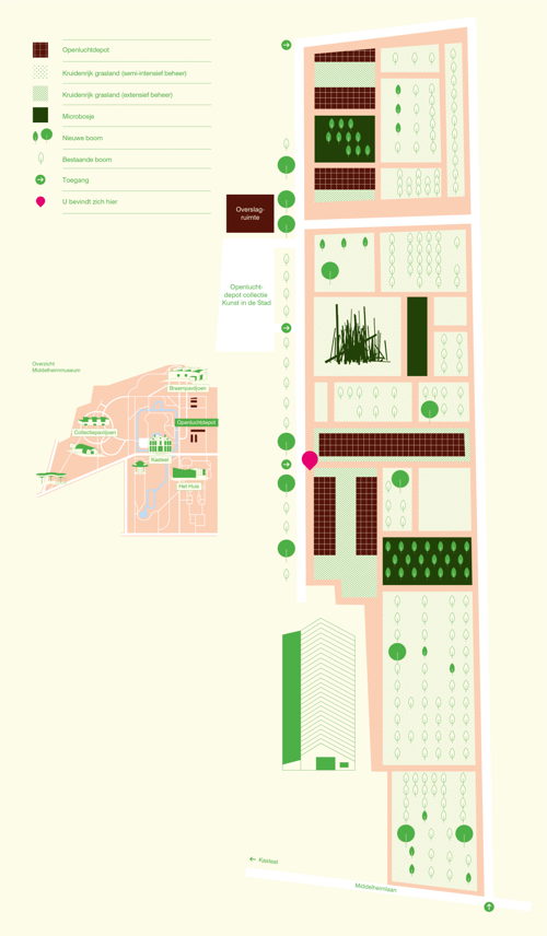 Plan nieuwe openluchtdepot - Ontwerp: TAK Landschapsarchitecten