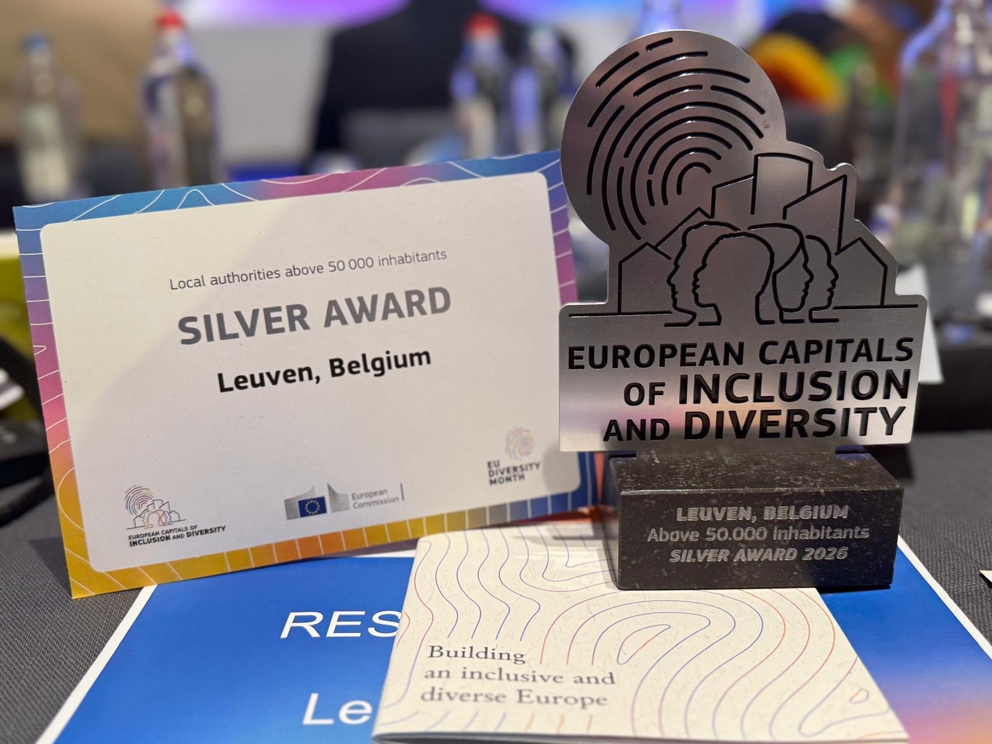 Leuven wint Europese zilveren prijs voor inclusie en diversiteit