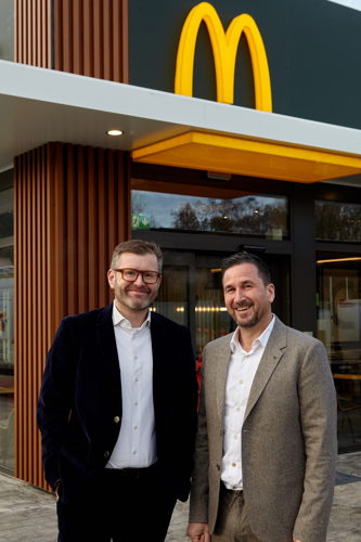 Stijn Heytens (Managing Director McDonald's Belgium) & David Cleynhens (Franchisenemer)