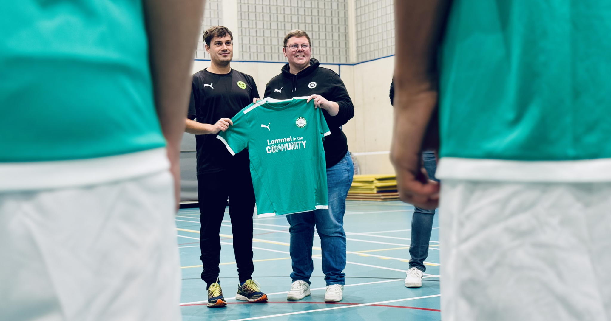 Persbericht Opgroeien Jongeren uit jeugdinstelling verdedigen de kleuren van Lommel SK als Younited-team
