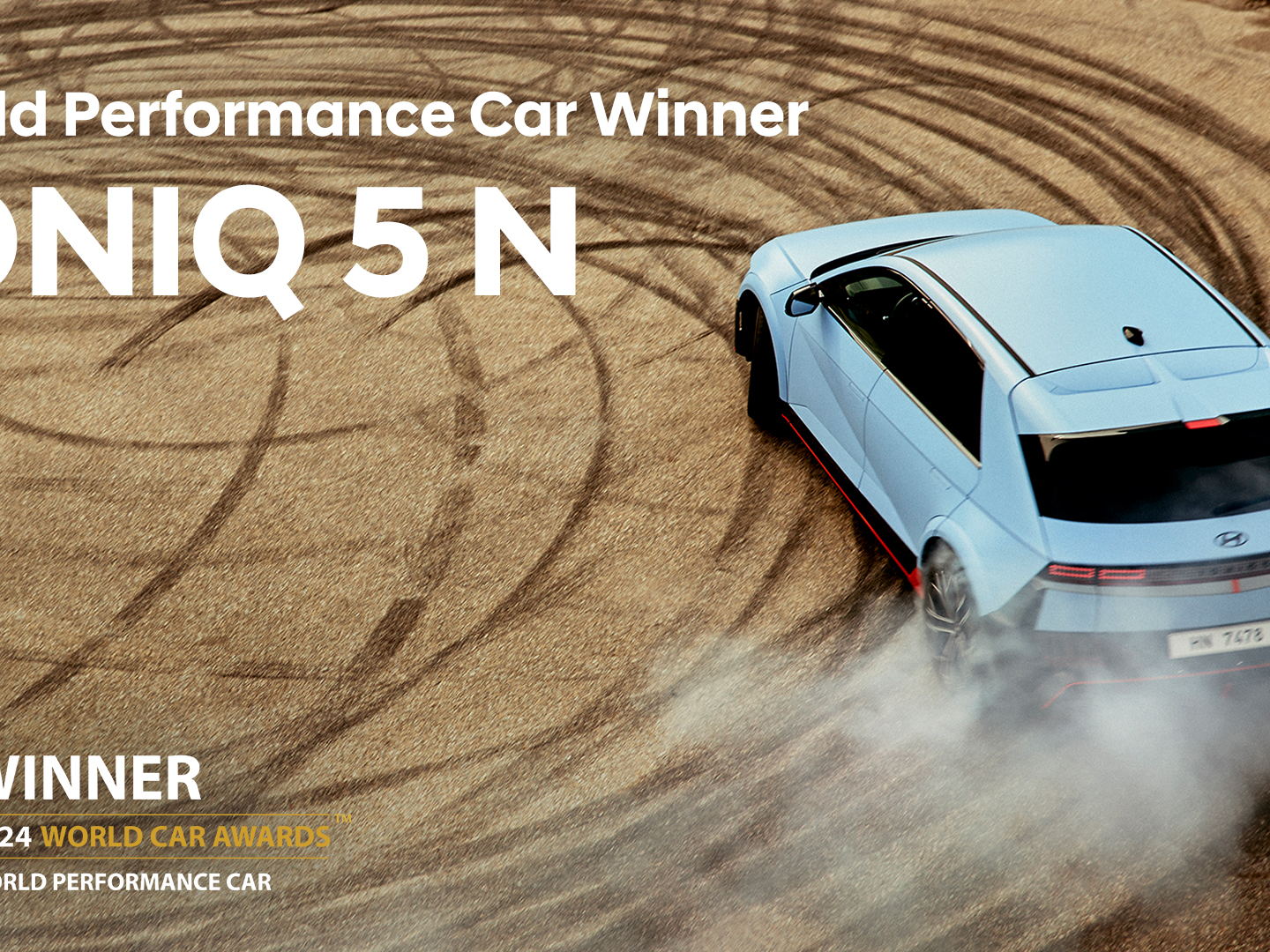 Auszeichnung: Hyundai IONIQ 5 N gewinnt den World Performance Car Award 2024