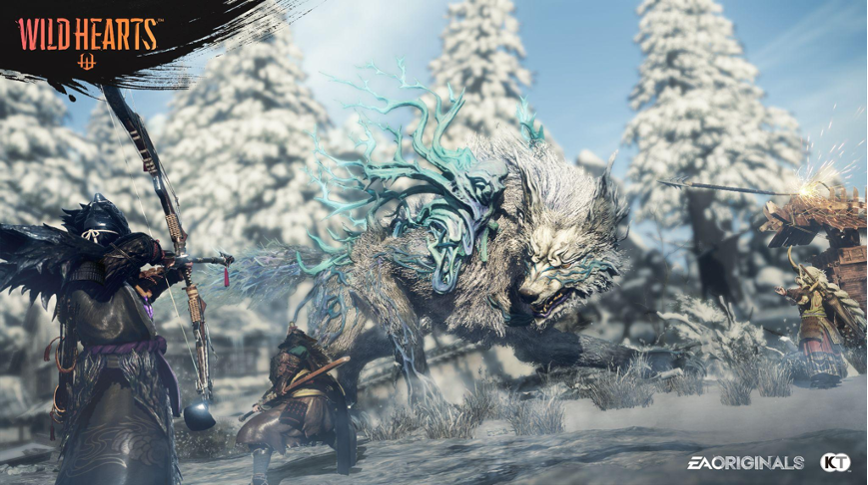 EMBARQUEZ DÈS AUJOURD’HUI POUR UNE NOUVELLE AVENTURE ÉPIQUE DANS UN JAPON MÉDIÉVAL FANTASTIQUE AVEC WILD HEARTS™, LE JEU DE CHASSE AUX MONSTRES AAA D’ELECTRONIC ARTS ET KOEI TECMO