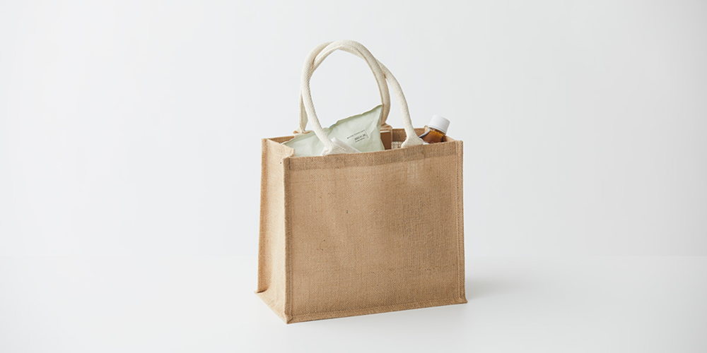 Jute My Bag A3 Raw White