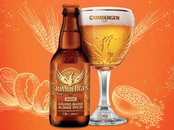 Proeven? Grimbergen lanceert bier ‘Grimbergen Prestige Kruidig Blond’ (8%)