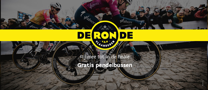 Ronde van Vlaanderen: rij mee tot in de finale met De Lijn