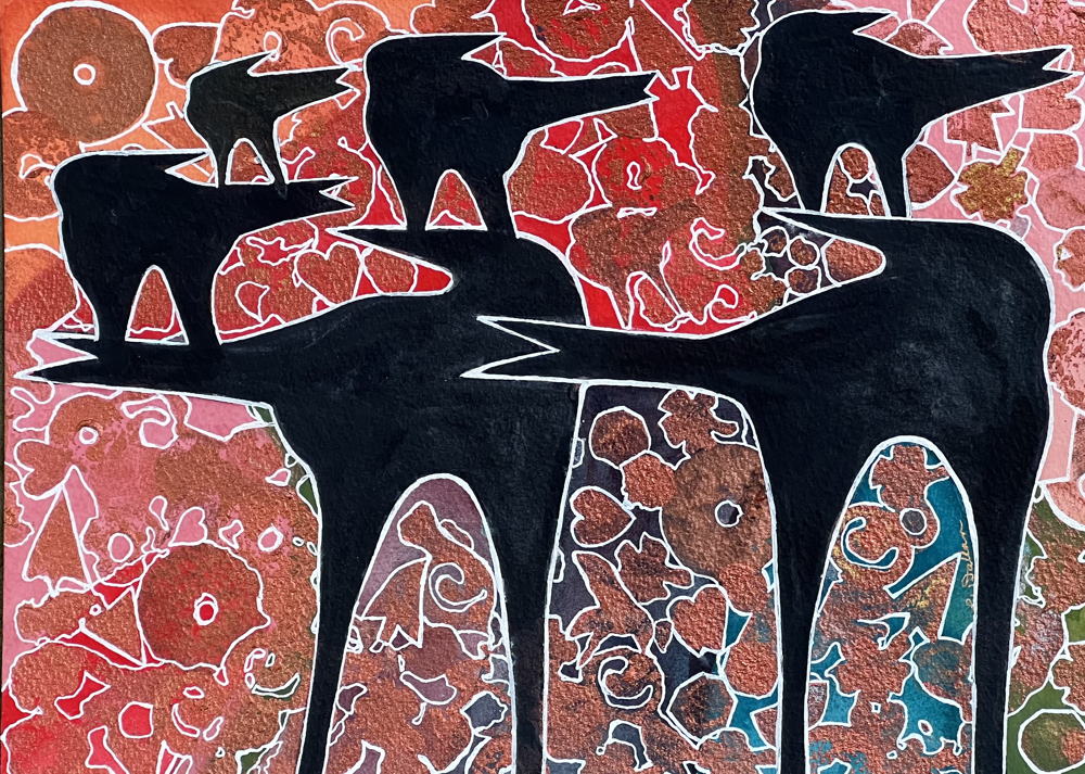 Leslie Waugh Dallam Crows and Their Trinkets