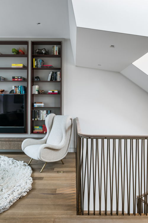View of fifth floor. Photo by Alan Tansey.