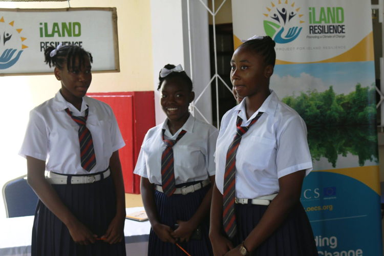 Grenadian students learn about iLAND Resilience