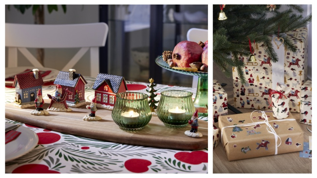 SOS-feestdagen: IKEA deelt cadeau & decoratie ideeën en simpele tips om nadien je versiering op te bergen