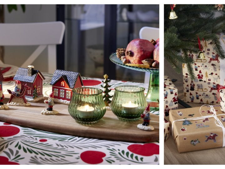 SOS-feestdagen: IKEA deelt cadeau & decoratie ideeën en simpele tips om nadien je versiering op te bergen
