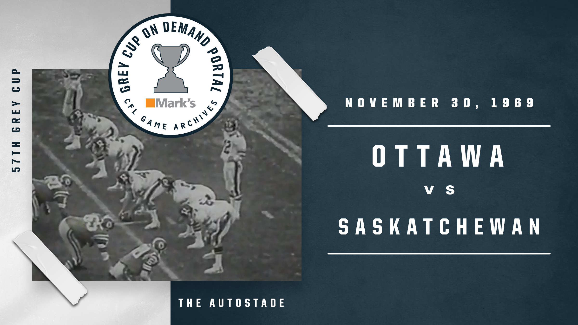 GREY CUP GAMES FROM THE 1960’S NOW AVAILABLE ON THE GREY CUP ON DEMAND