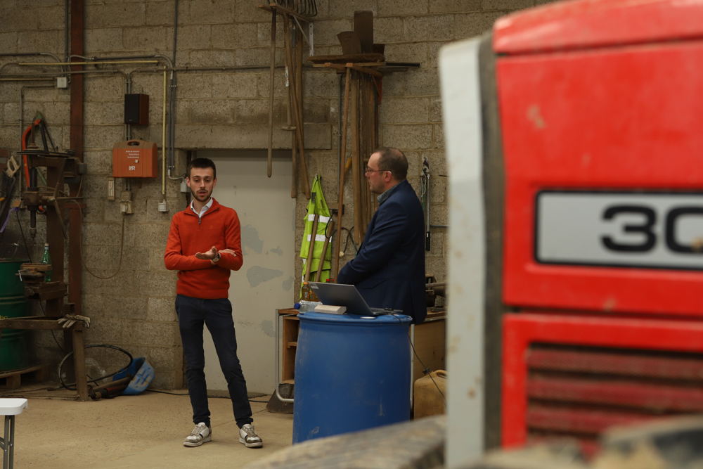 Fabian Wathelet (CBC) & Antoine Vandenberghe (agriculteur)