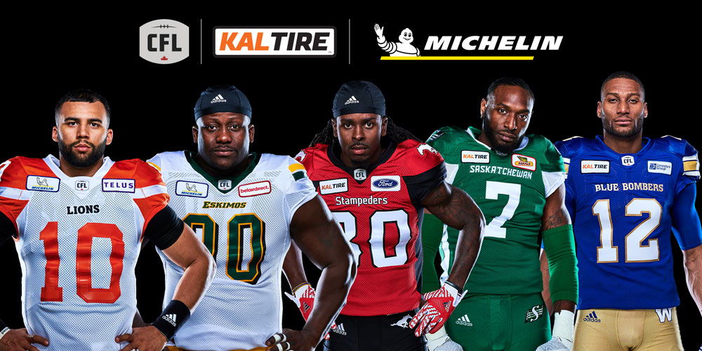Kal Tire and Michelin jersey patch for West Division Teams.