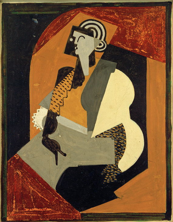 Seated Woman, 1920. Albert GleizesAKG1109621 ©akg-images