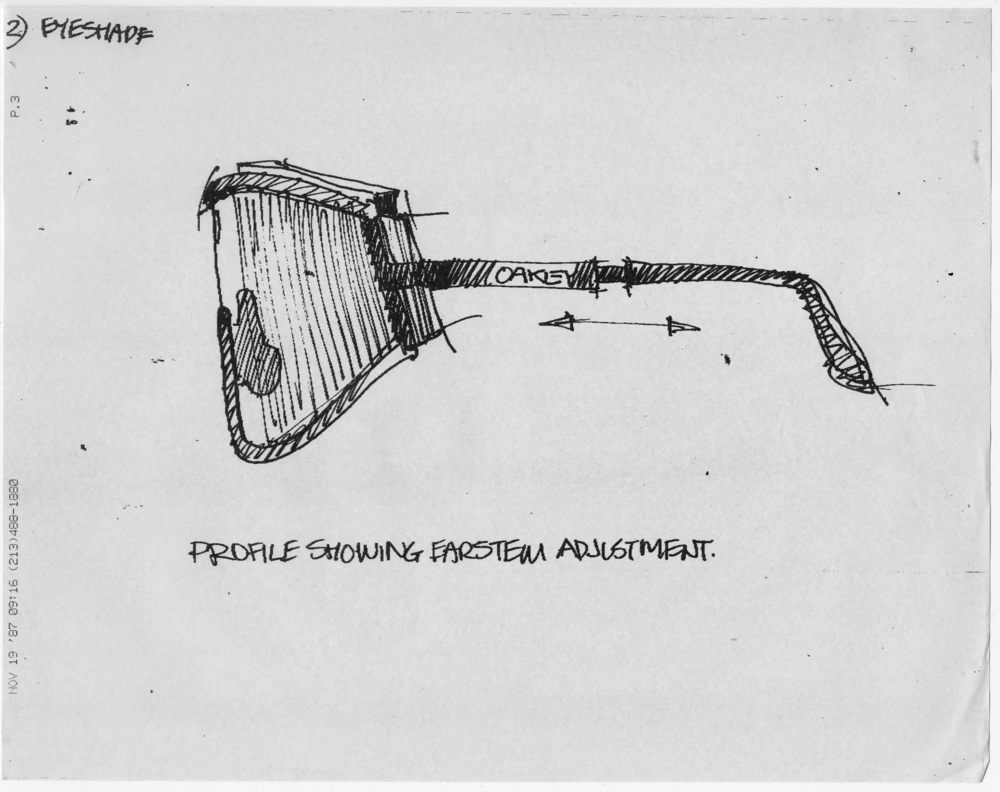 OAKLEY ORIGINAL EYESHADE SKETCH IMAGE (2)