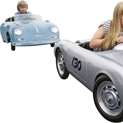 Porsche 356 Speedster y Porsche 550 Spyder en miniatura