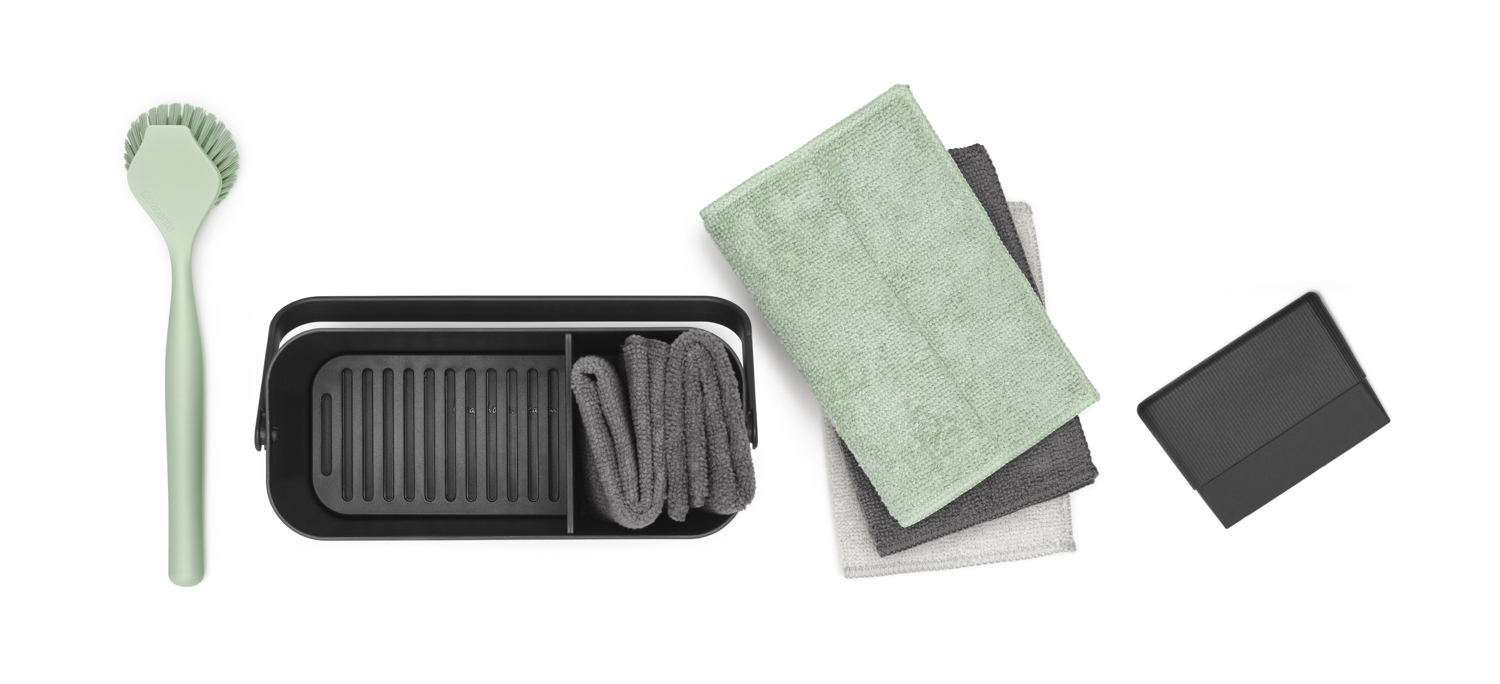 SinkSide Cleaning Set - Dark Grey - 8710755233340 Brabantia_6_NR-41295