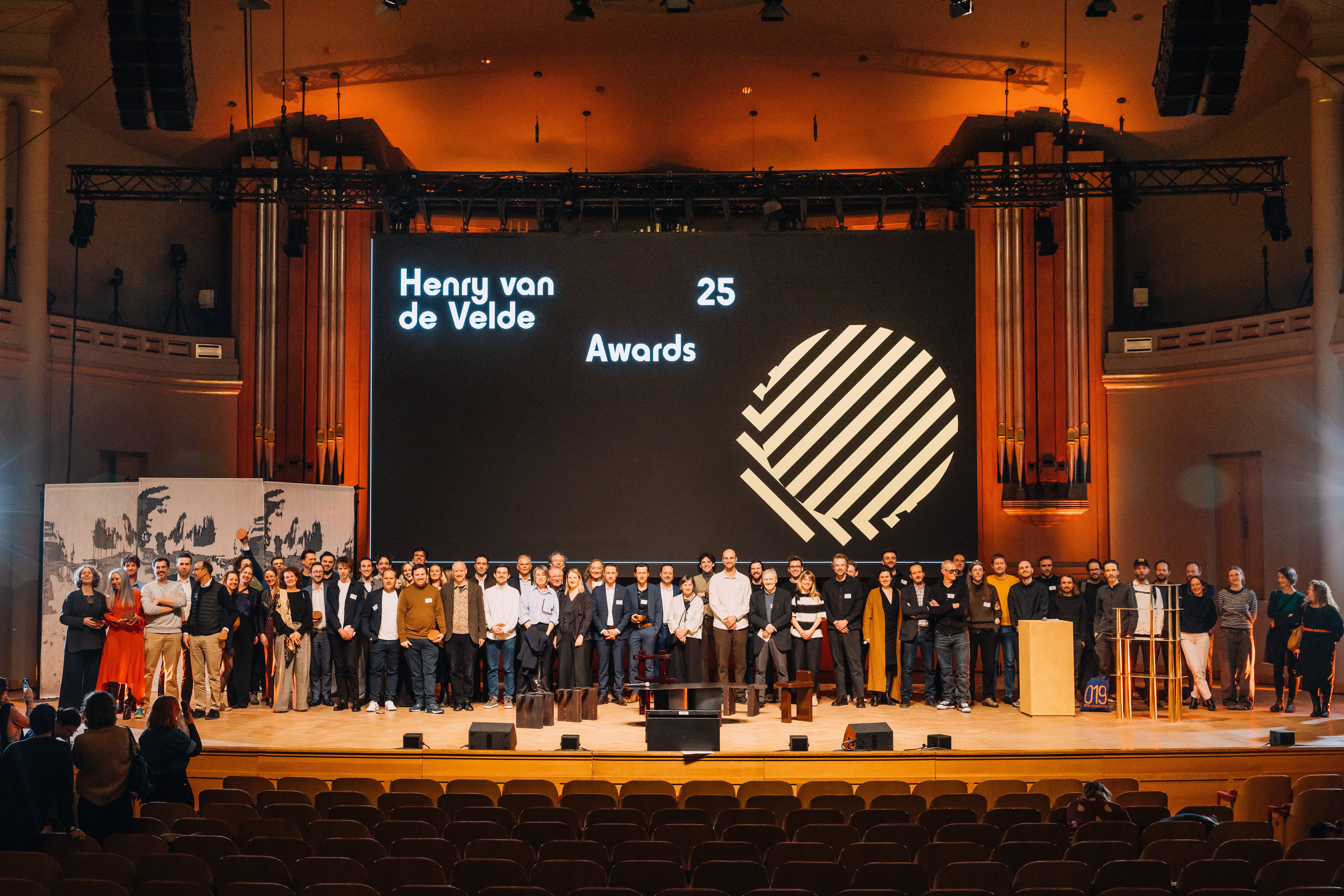 Alle Henry van de Velde winnaars op het podium © Fille Roelants