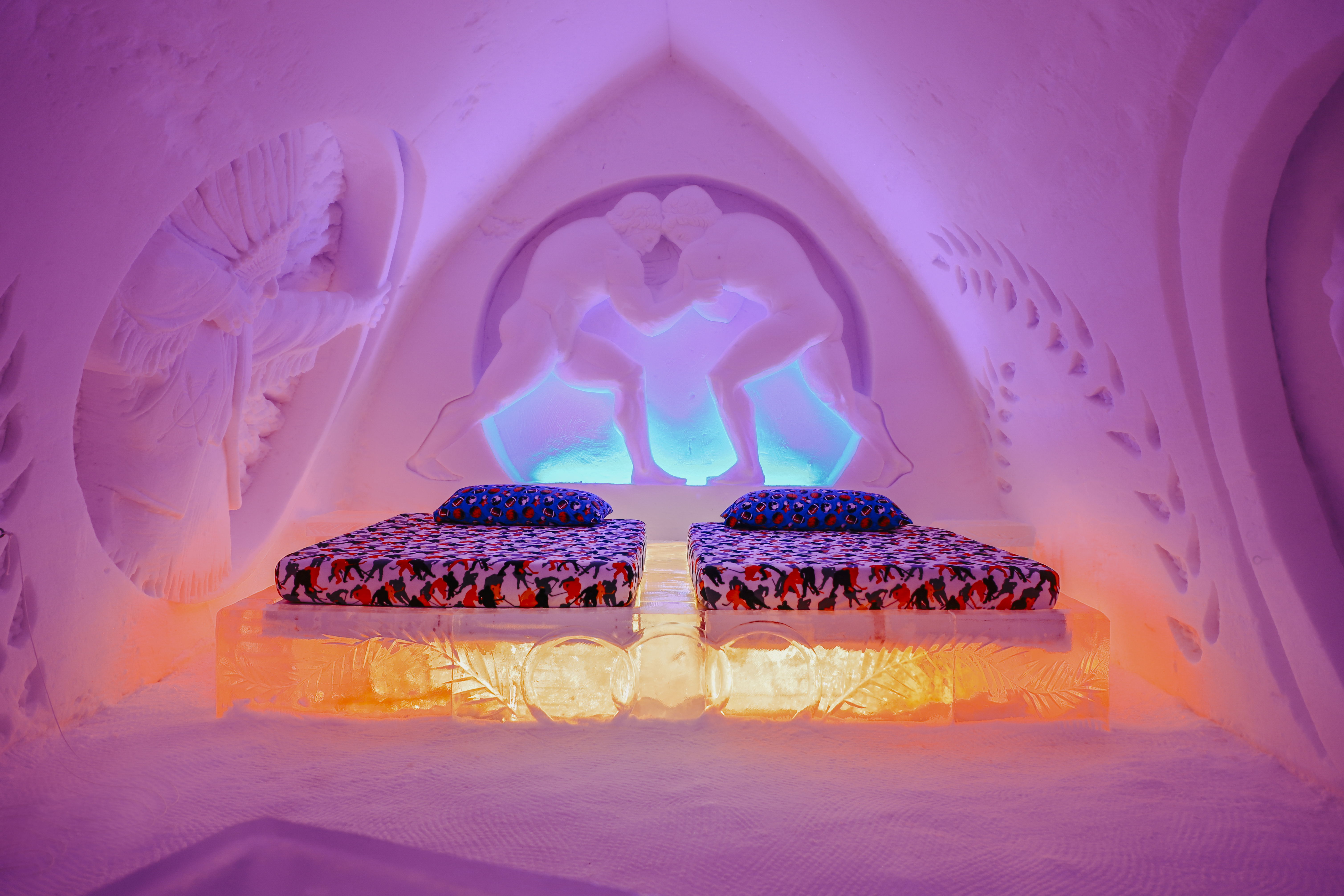 Foto cortesía de Hôtel de Glace. Foto cortesía de Hôtel de Glace.