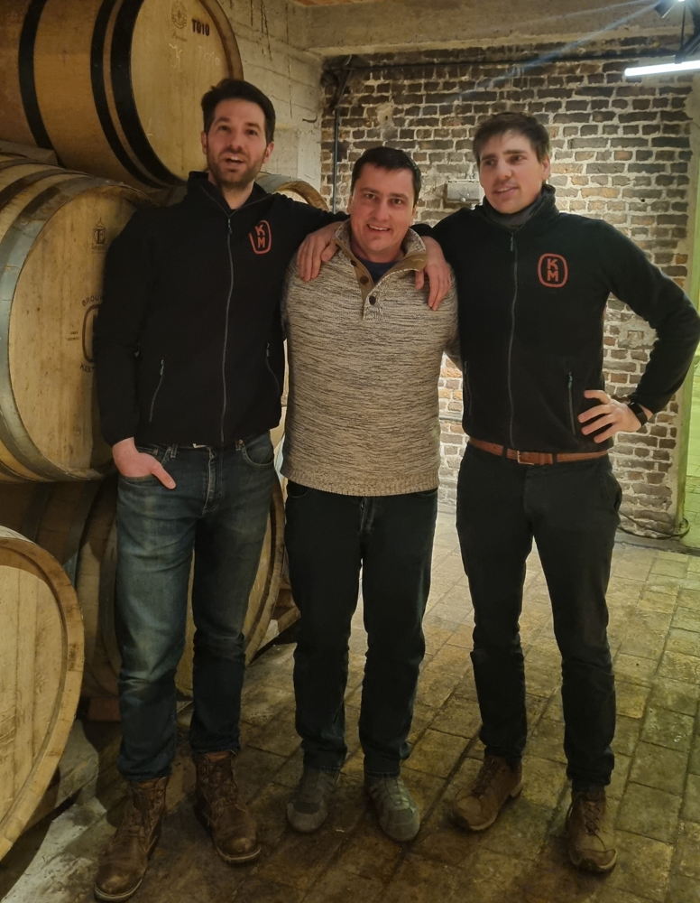 Lias Kestemont, HORAL-voorzitter Gert Christiaens en Wim Krieckemans