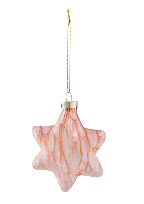 FEATHER CHRISTMAS BALL STAR BLUSH B 8 x L 8 x D 4 cm €2,95
