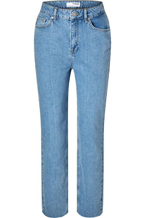 Selected_Trous SEL Slfellin Hw Straight Jeans_JUTTU_€89,99