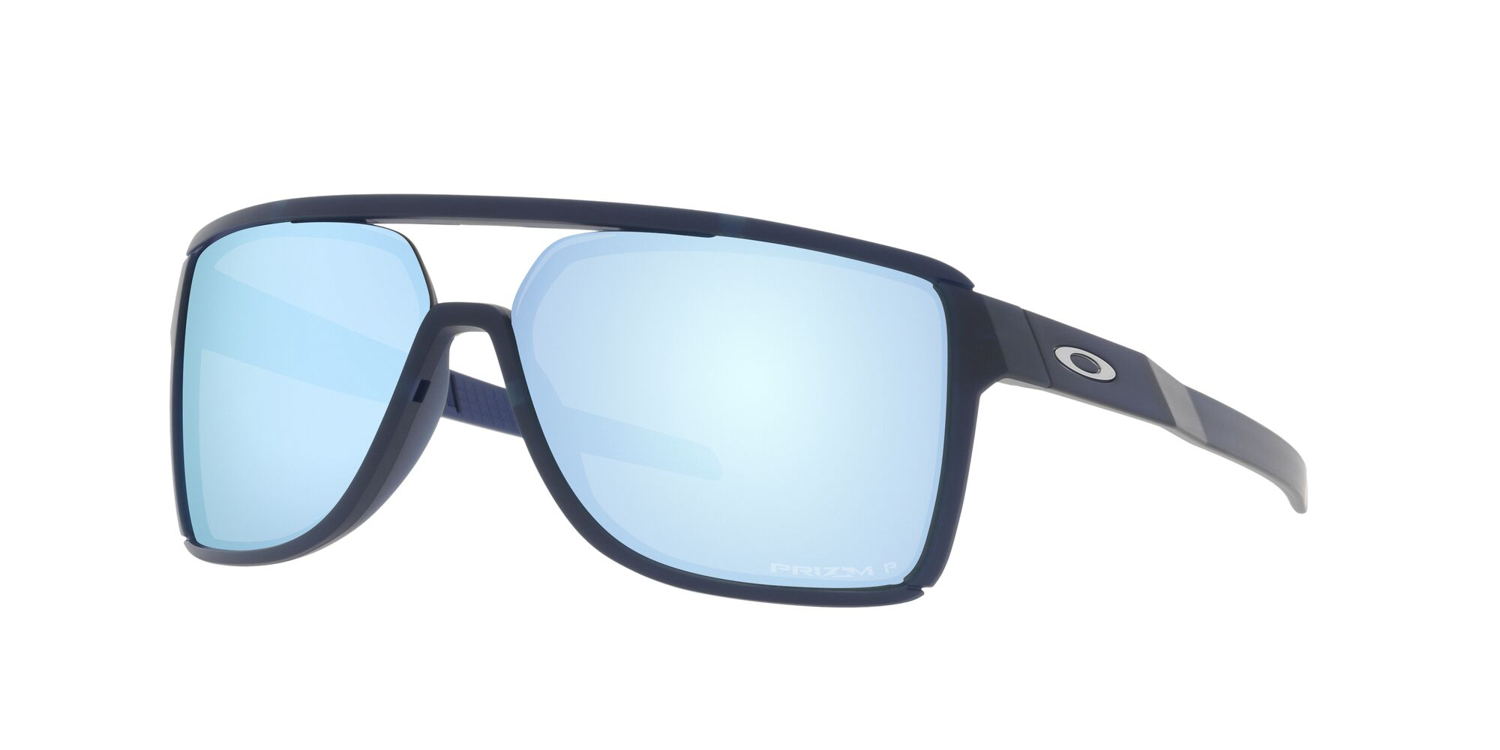 OAKLEY CASTEL MATTE TRANSPARENT BLUE WITH PRIZM DEEP WATER POLARIZED