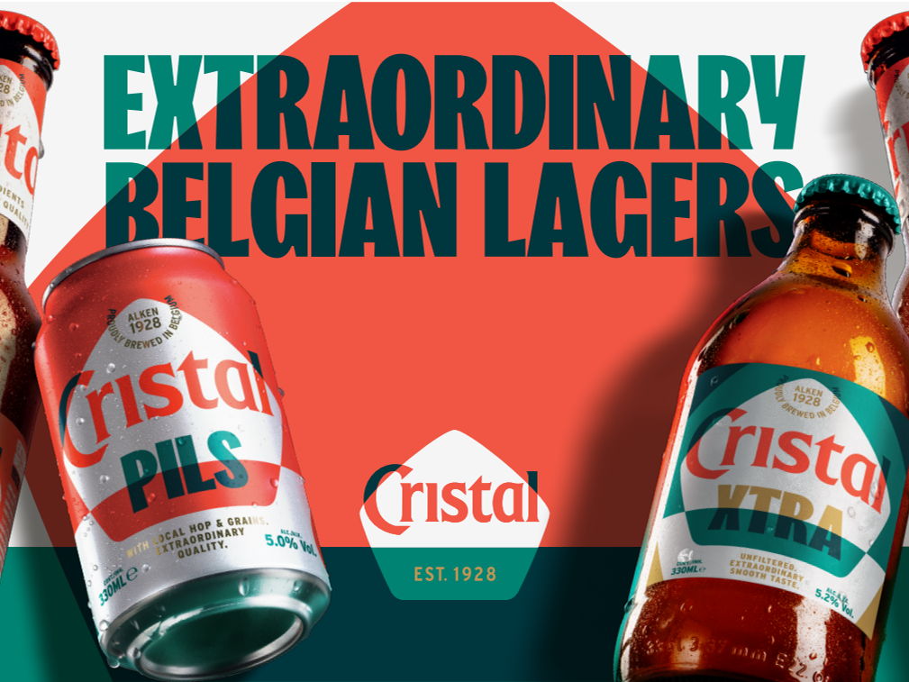 Vertrouwde buitengewone smaak, frisse nieuwe look:
Cristal voortaan in een nieuw jasje