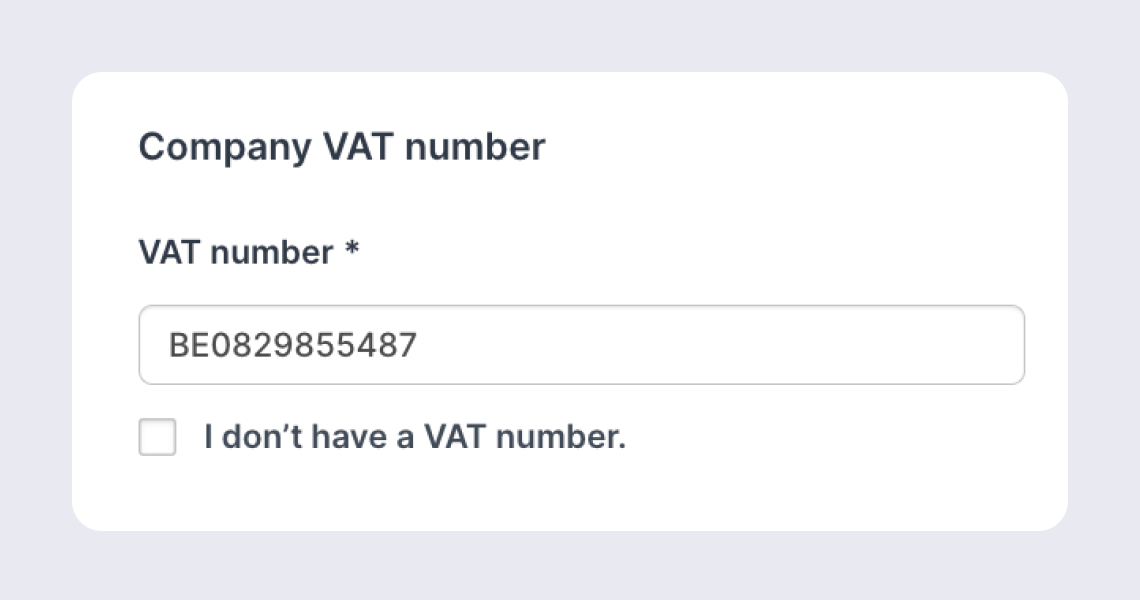 Help: VAT (number)