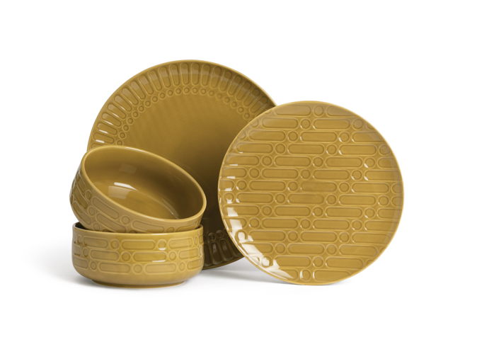 Habitat Citrine Glazed 12pc Dinner Set, £50
