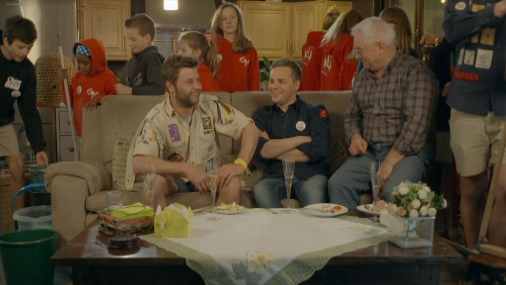 Bartel Van Riet en Peter Van de Veire bij Jos en Jacqueline