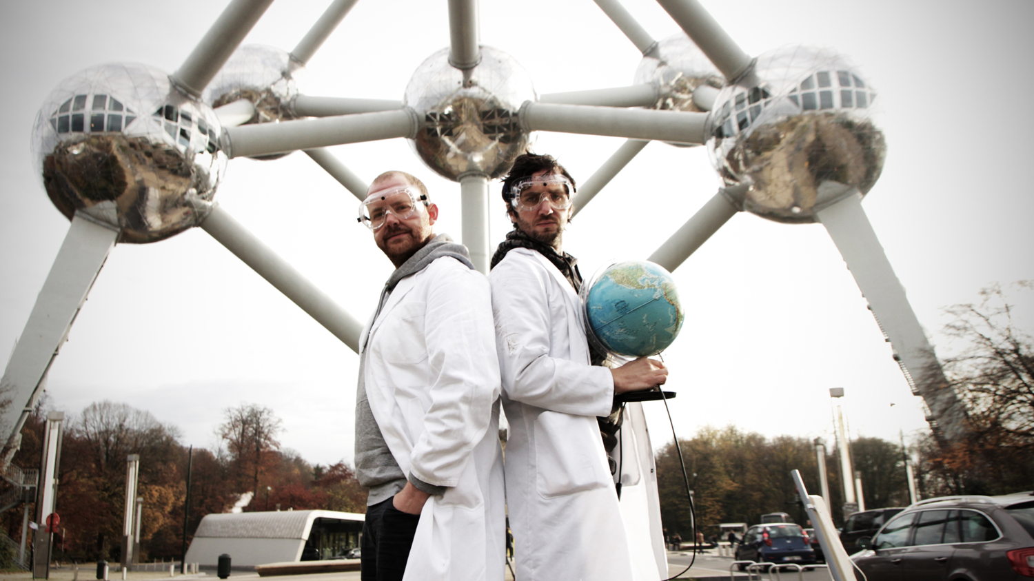 Nerdvriend Bart Van Peer en Lieven Scheire
(c) VRT