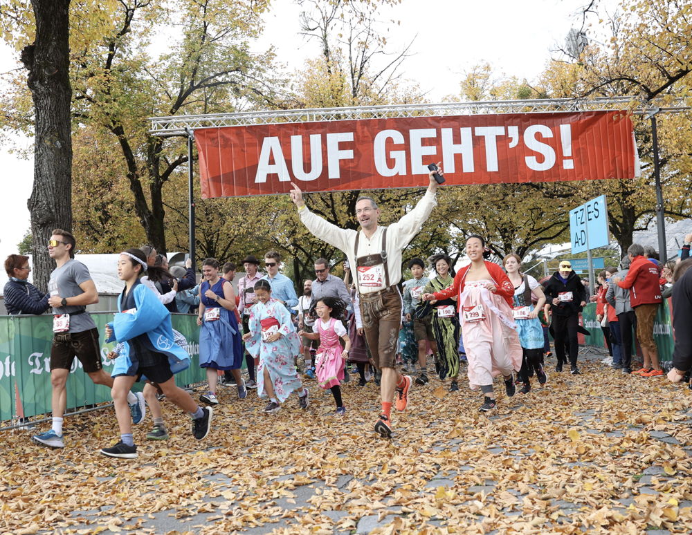 Start des Trachtenlaufs 2022