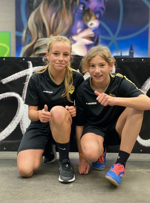 Winnaressen U15 - Cara Waelkens en Mathilde De Vriendt 