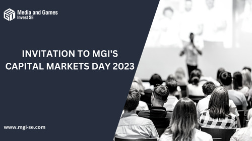 MGI - Media and Games Invest SE: Invitation to MGI’s Capital Markets Day 2023