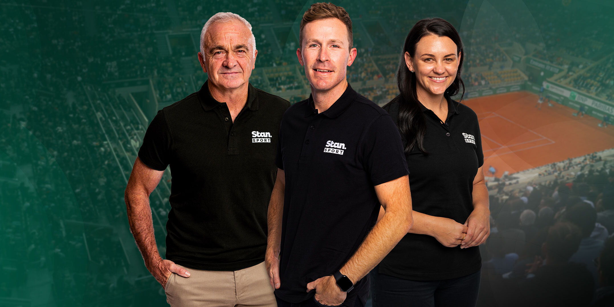 Grand Slam Daily team (L to R): Wally Masur, Chris Stubbs, Casey Dellacqua Grand Slam Daily team (L to R): Wally Masur, Chris Stubbs, Casey Dellacqua