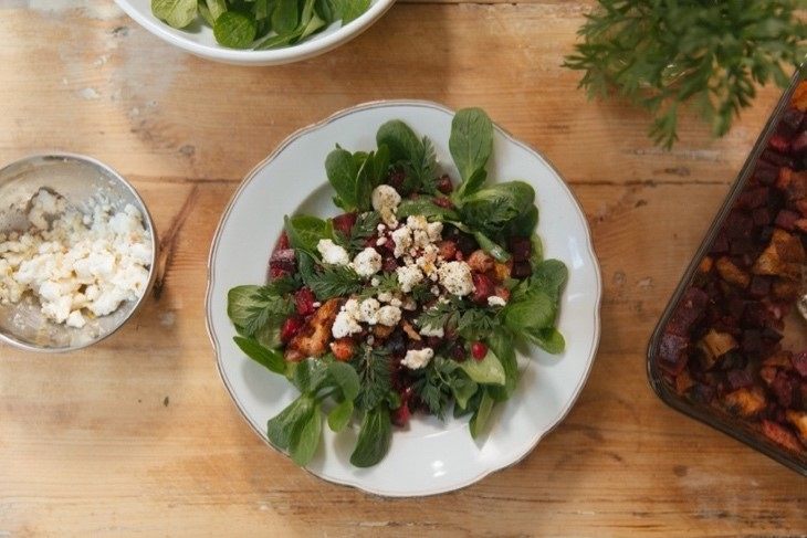 The vegetarian Left-Over Salad