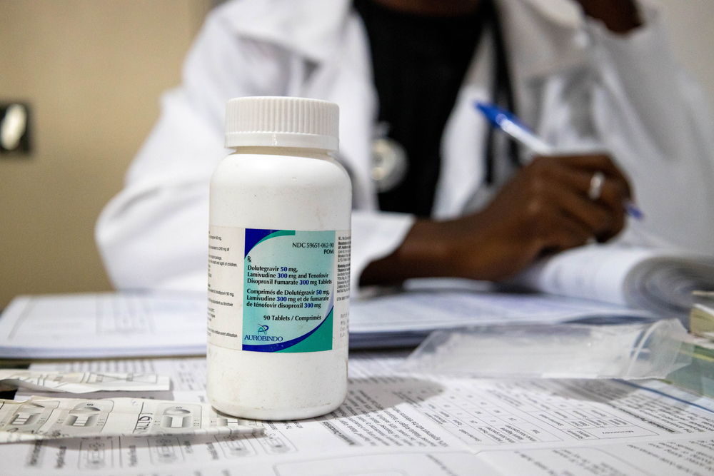 ART medication provided to HIV patients at MSF’s clinic in Nanga, Macomia, in Cabo Delgado. The ART medication is provided to MSF by the Ministry of Health in Mozambique. Photographer: Martim Gray Pereira| Location: Mozambique| Date: 31/10/2023